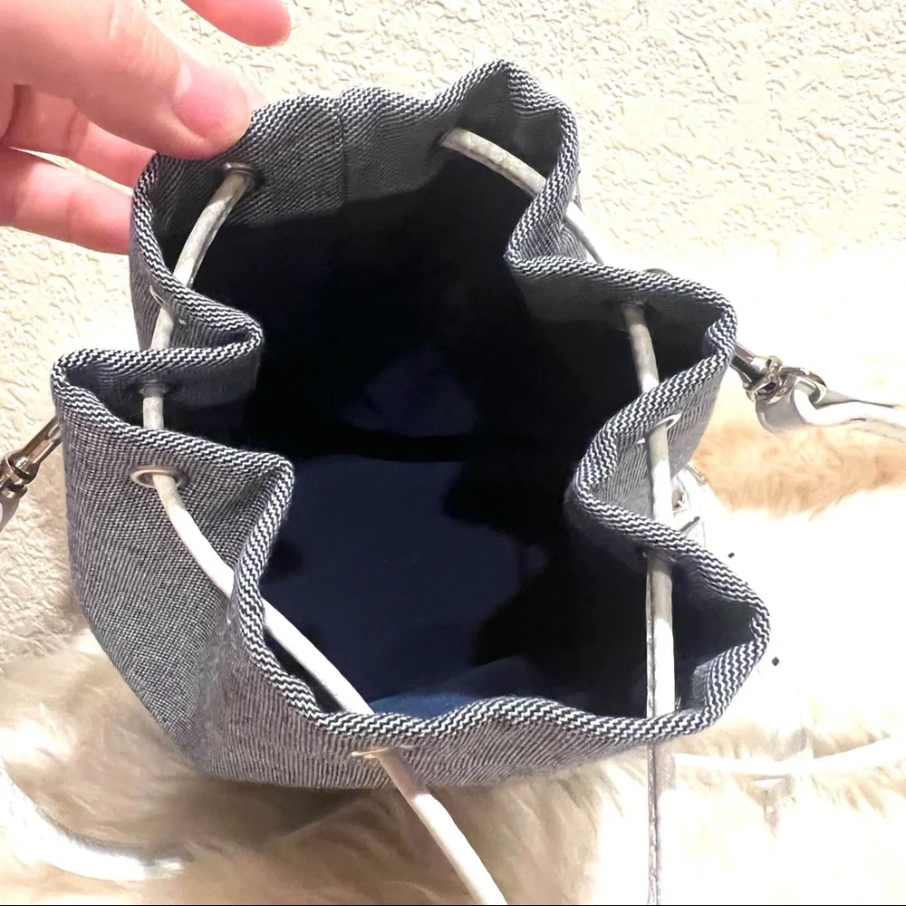 Dior Vintage Perfume Bucket Bag to Crossbody‎ Bag Handbag Shoulder Bag Rare Find - Picture 7 of 10